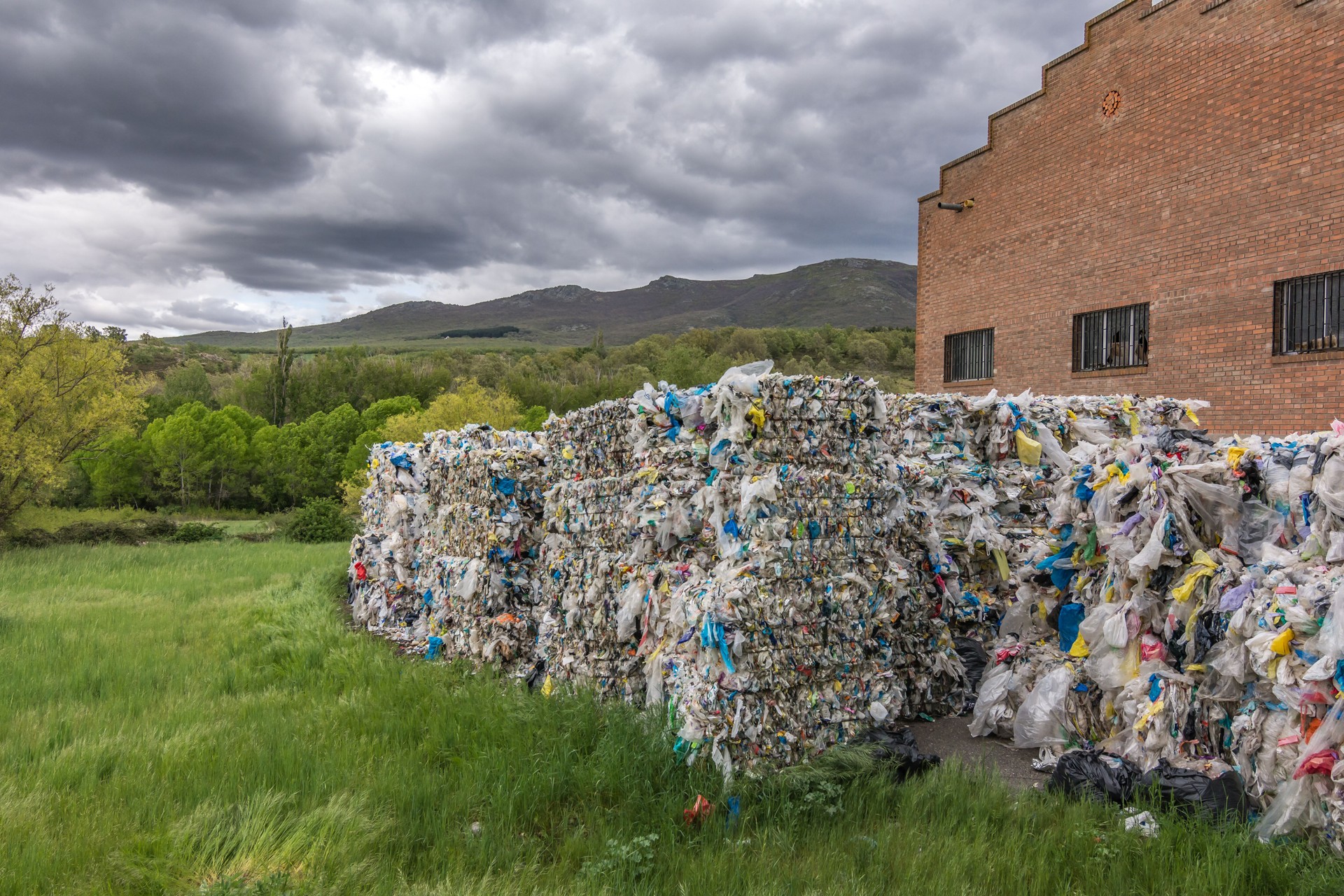 Planta de reciclaje para plástico y bolsas